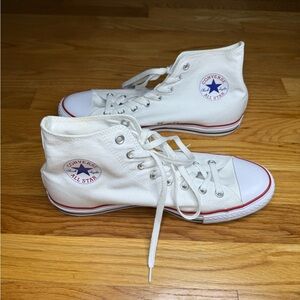 Converse White High-Top Sneakers